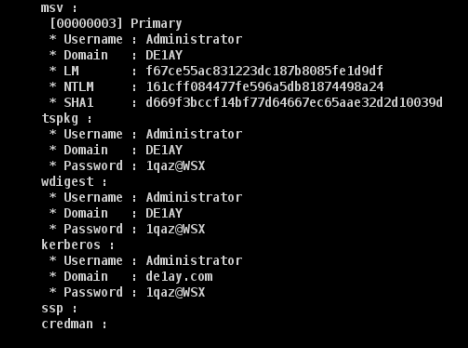 图28 Logonpassword after privilege escalation