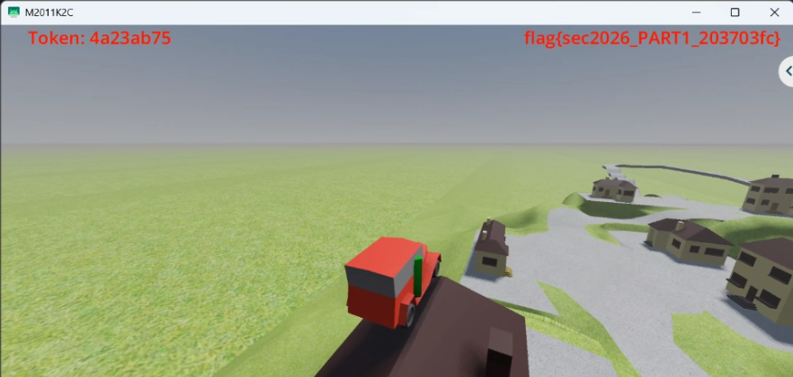 图 1-1 Part1 绿色方块实机截图