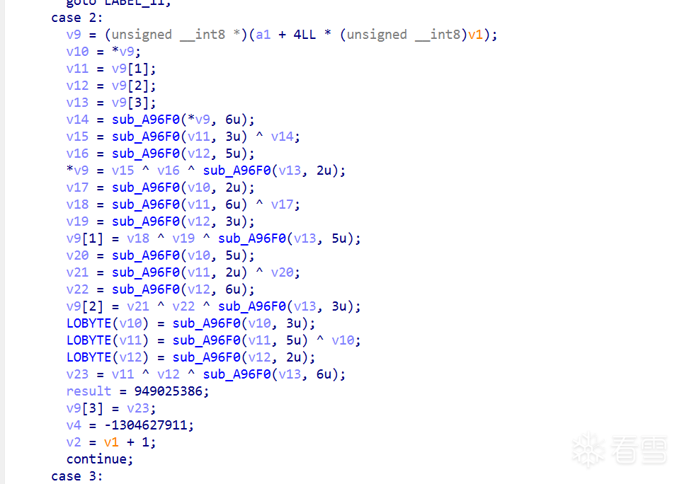 sub_A6F20 MixColumns