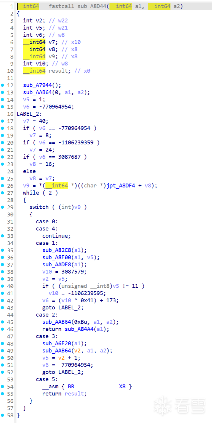 sub_A8D44 单块加密
